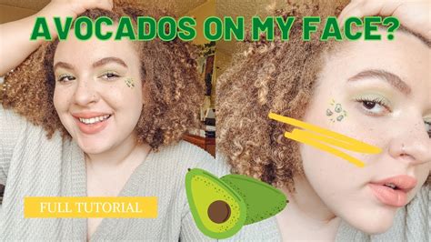 New 2021 Makeup Trend Avocado Makeup Look Tutorial Follow Along