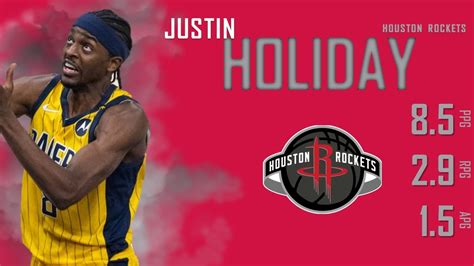 Houston Rockets Justin Holiday Youtube