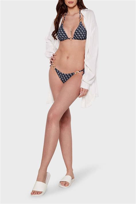 Guess Triangle Stre Logo Bask L Gen Ba Lamal E Gj Kcrl Bayan Bikini St E Gj Kcrl