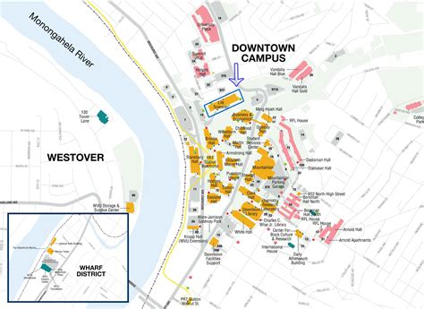 WVU Campus Map