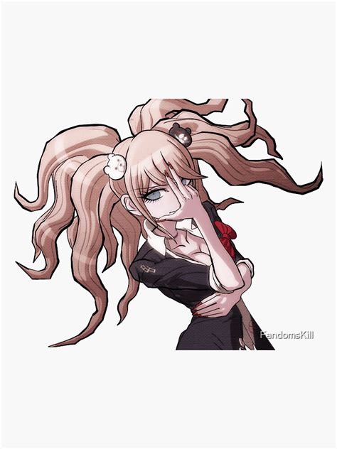 Junko Enoshima Sticker For Sale By Fandomskill Redbubble