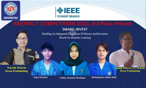 Mahasiswa Universitas Bsi Sukses Raih Juara Abstract Competition