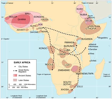 Early Africa African Empires Africa Map African History