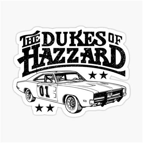 "The Dukes of Hazzard / General Lee / The General" Sticker for Sale by ...