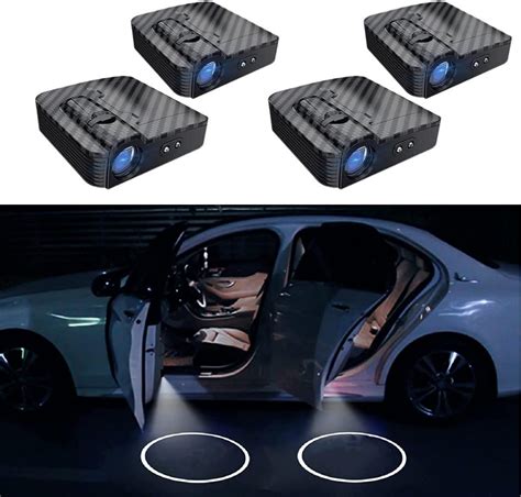 Personalized Car Door Projector Lightscustomized Logo Carbon Fibre Car Door Lights