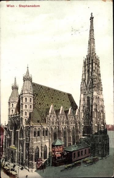 Ansichtskarte Postkarte Wien Innere Stadt Stephansdom Manuskript