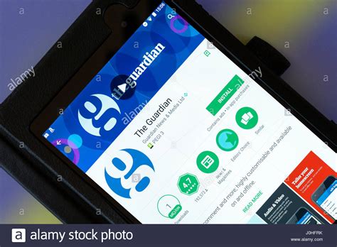 Guardian Newspaper App High Resolution Stock Photography And Images Alamy