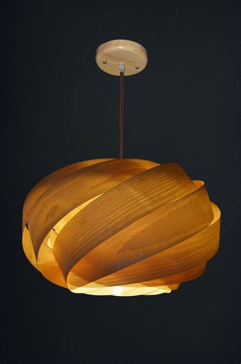 15 The Best Wood Veneer Pendant Lights