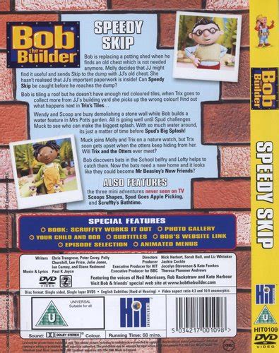 Speedy Skip (DVD): Bob The Builder | DVD | Buy online in South Africa from Loot.co.za