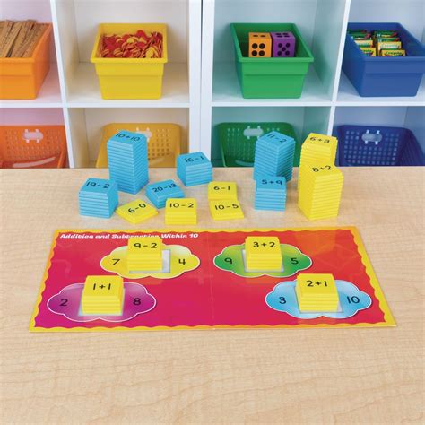 Addition And Subtraction Basic Facts Stacking Tiles Game 1 Game