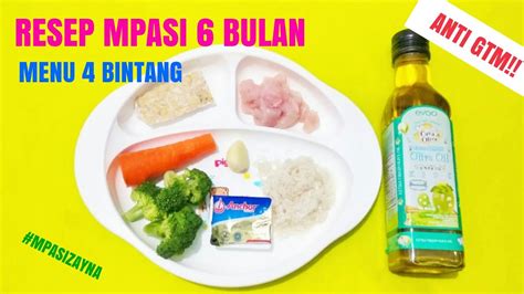 Resep Mpasi Bulan Pertama Menu Bintang Menggunakan Baby Safe