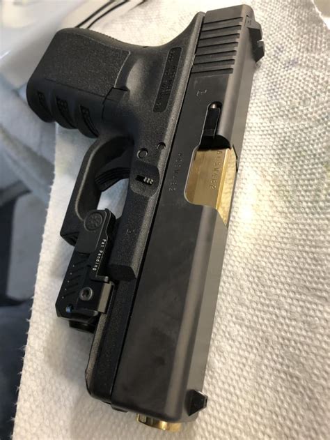 Had My Glock 19 Gold 24k Plated Today Glocks