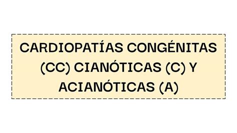 16 Cardiopatías Congénitas Cianóticas y Acianóticas LiquidOH uDocz