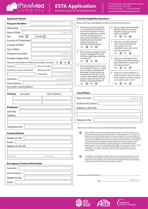 American Esta Application Form Templates At