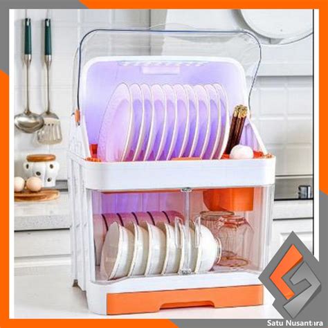 Jual Sn C Rak Piring Lemari Susun Plastic Dish Rack Rak Pengering