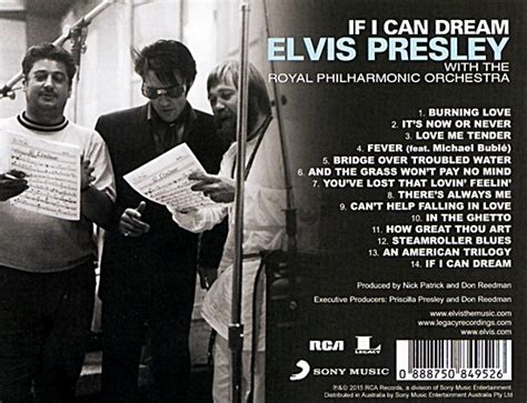 If I Can Dream Elvis With The Royal Philharmonic Orchestra Cd Review 2015 Elvis