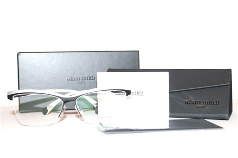 New Alain Mikli A02012 Mohj Silver Black Authentic Eyeglasses 55 14 140 Mm Italyのebay公認海外通販｜セカイモン