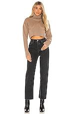 Ow Collection Annika Bra Knit Sweater In Nude Revolve