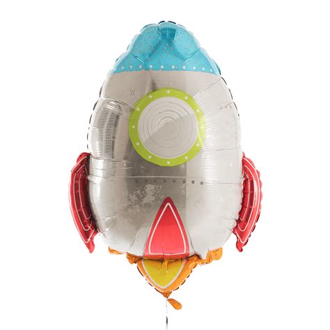 Rocket Ship Shape Foil Balloon Party Splendour