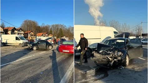 Foto Direktan Sudar Automobila U Tuzli Crna Hronika