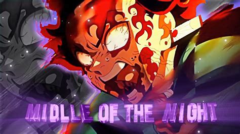 「middle Of The Night🌙🌚」 Tanjiro Vs Gyutaro [edit Amv] Youtube