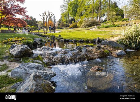 Torino Turin Italy April View Of Valentino Park In