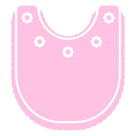 Diseño Png Y Svg De Babero Rosa Para Camisetas