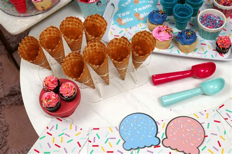 Ice Cream Themed Gender Reveal Party Ideas