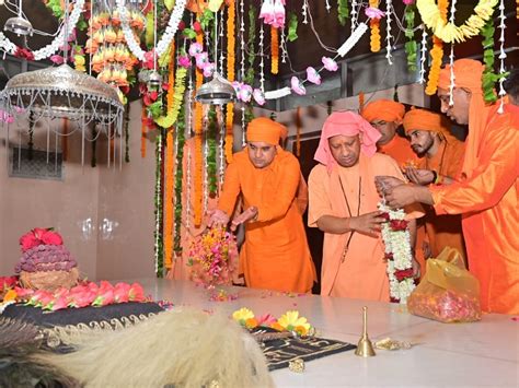 Uttar Pradesh Cm Yogi Adityanath Visit Rohtak Haryana Harad Puja In