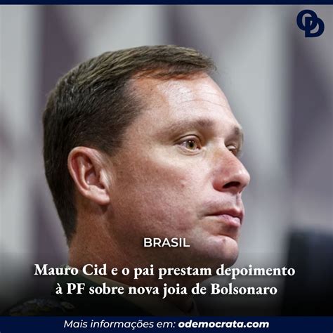 Mauro Cid e o pai prestam depoimento à PF sobre nova joia de Bolsonaro