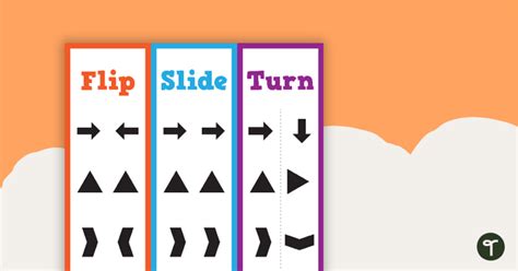 Flip Slide And Turn Worksheet Teach Starter Worksheets Library