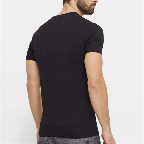 Calvin Klein Institutional Logo Slim Tee Ck Black J30j322344 Beh