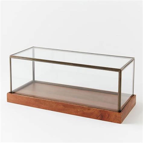 West Elm Vitrinas De Cristal Cajas De Cristal Cajas De Vidrio