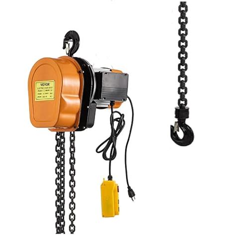 Vevor Electric Chain Hoist 1100lbs Winch With 10ft Wired Remote Control 110v Overhead Crane