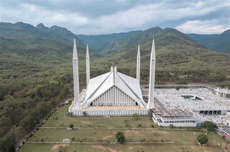 Aerial View of Faisal Mosque Islamabad Pakistan Stock Image - Image of ...