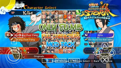 NARUTO Ultimate Ninja STORM Generations PPSSPP Android Offline Mod