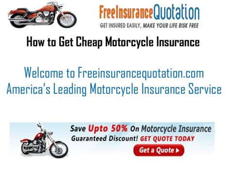 cheap motorcycle insurance