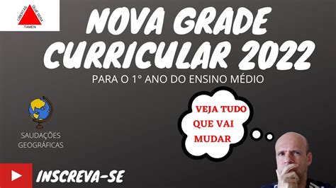 Nova Grade Curricular Para O Ensino M Dio Em Youtube