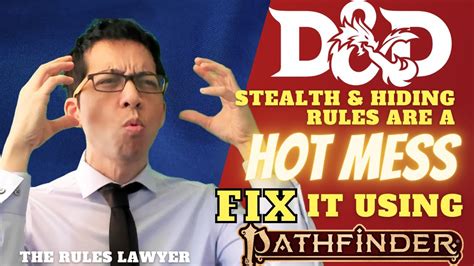 FIX D D Stealth Hiding LET S LEARN Pathfinder 2e S Rules Part 1