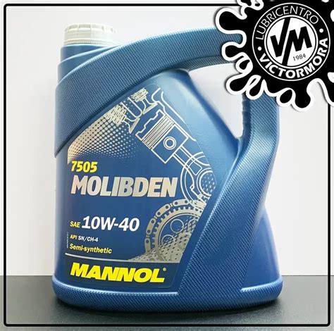 Mannol MOLIBDEN 10w40 de 4 litros – Lubricentro Victor Mora