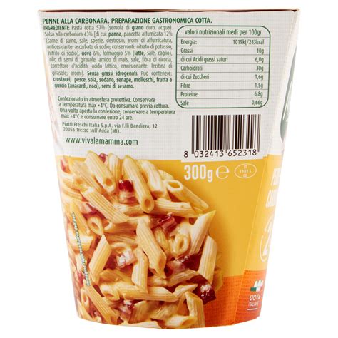 Viva La Mamma Penne Alla Carbonara 300 G Carrefour