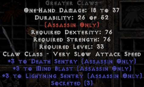 Greater Claws Topic D2jsp