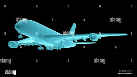 Airplane Xray Image Stock Photo Alamy