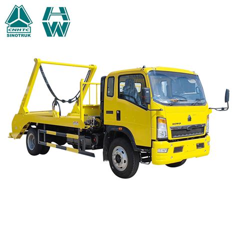 Sinotruk Howo 4x2 Swing Arm 5cbm 8cbm 10cbm Garbage Light Truck Light