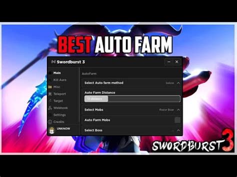 Swordburst Script Hack Best Auto Farm No Key Roblox Youtube