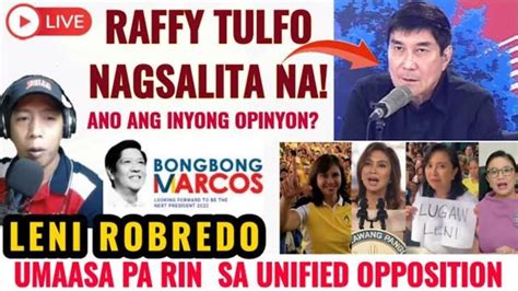 Viral Video Ni Raffy Tulfo Sinagot Na Fake News Daw Robredo Umaasa