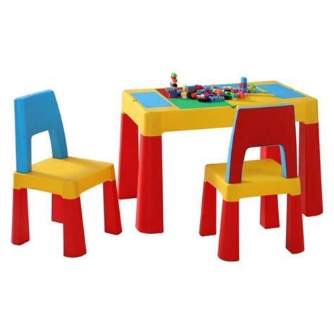 Keezi Kids Wooden Picnic Table Set With Umbrella Online In Australia