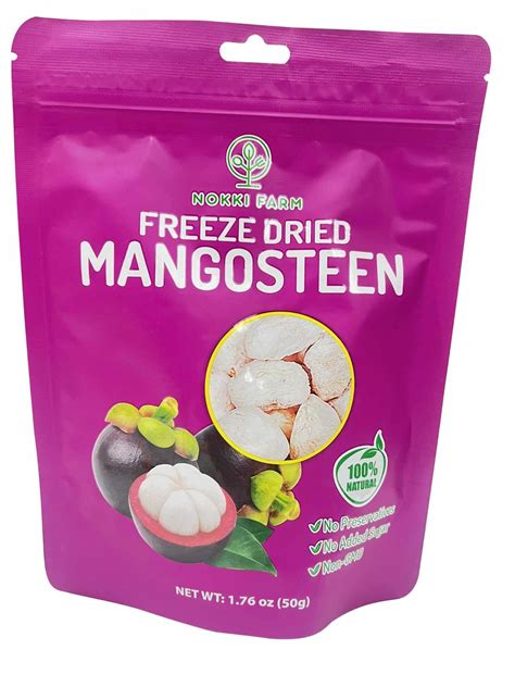 Pack Of 1 Nokki Mmf7 Farm Freeze Dried Mangosteen 50g Superfood