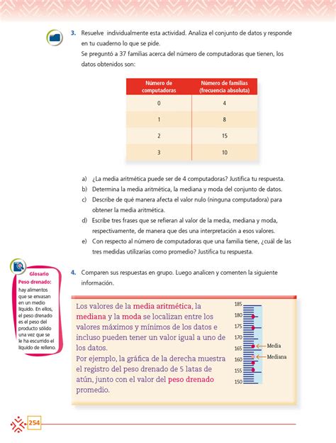 Matemáticas Primero Telesecundaria 2022 2023 Página 254 De 274