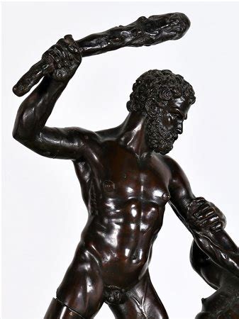 Scultore Veneto Del Xvi Secolo Ercole E Il Centauro Nesso Bronzo Cm